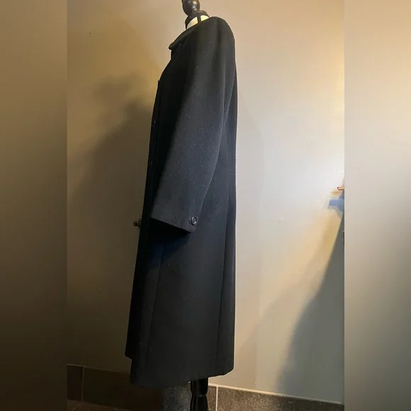 Club Monaco Black Lambswool and Cashmere Coat. Size M. EUC - Picture 2 of 15